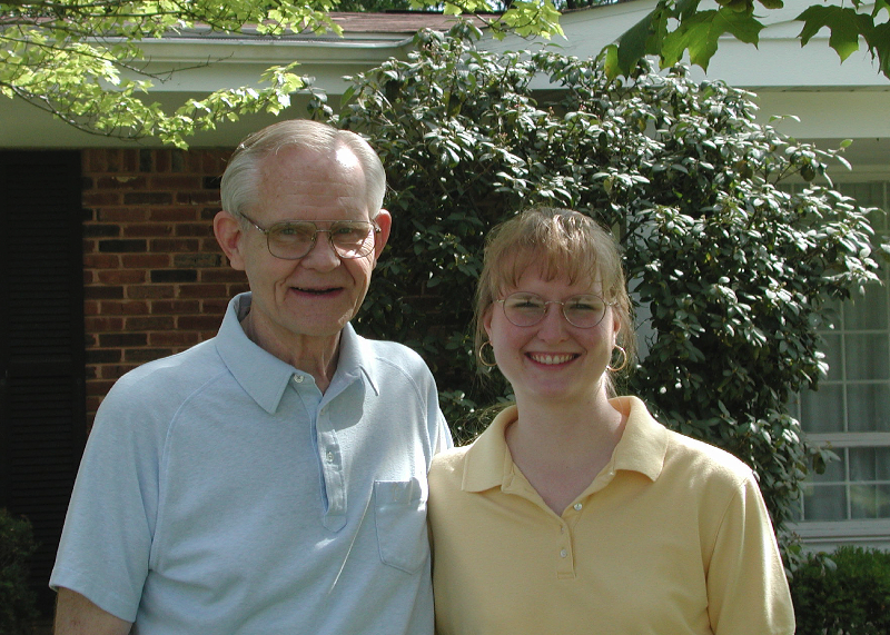 Lori & Dad, 2000.